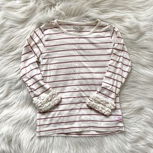 Ruffle Butts Striped Long Sleeve Shirt